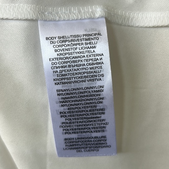 NWT Chaps White Lace Short Sleeve Dress Size 12 - Picture 7 of 10